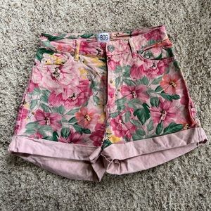 Floral Mom Shorts